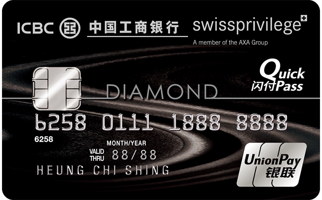 ICBC Asia ICBC Swiss Privilege Dual Currency Credit Card