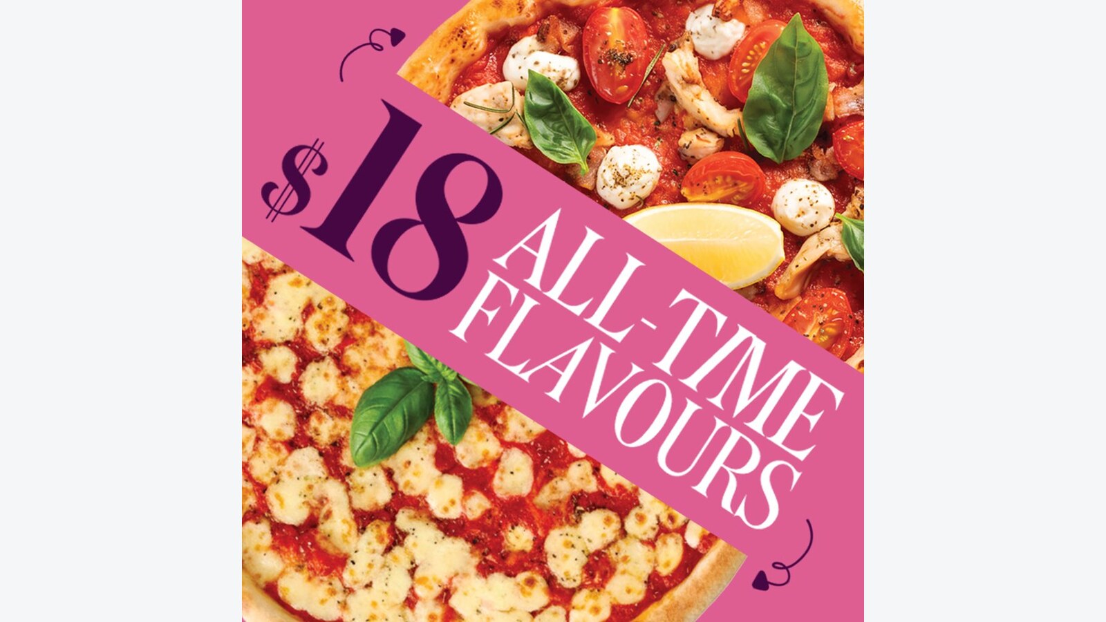 PizzaExpress 買Romana Pizza $18加購指定All Time Flavours 優惠圖片
