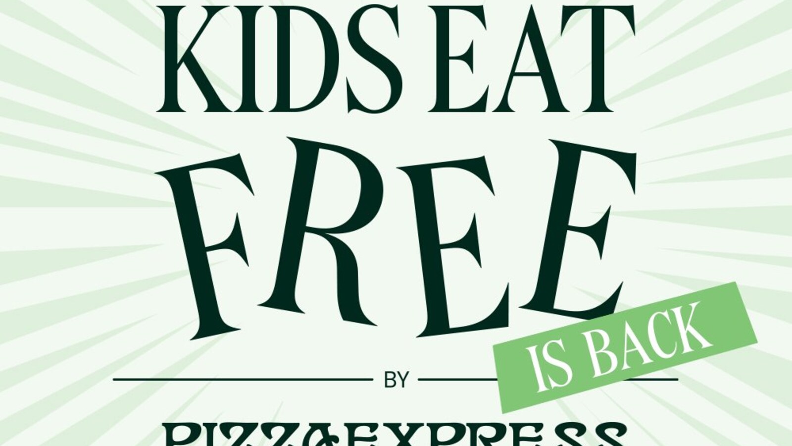 PizzaExpress 時代廣場|購買一款單點成人主菜,即送一份免費Piccolo兒童餐 優惠圖片