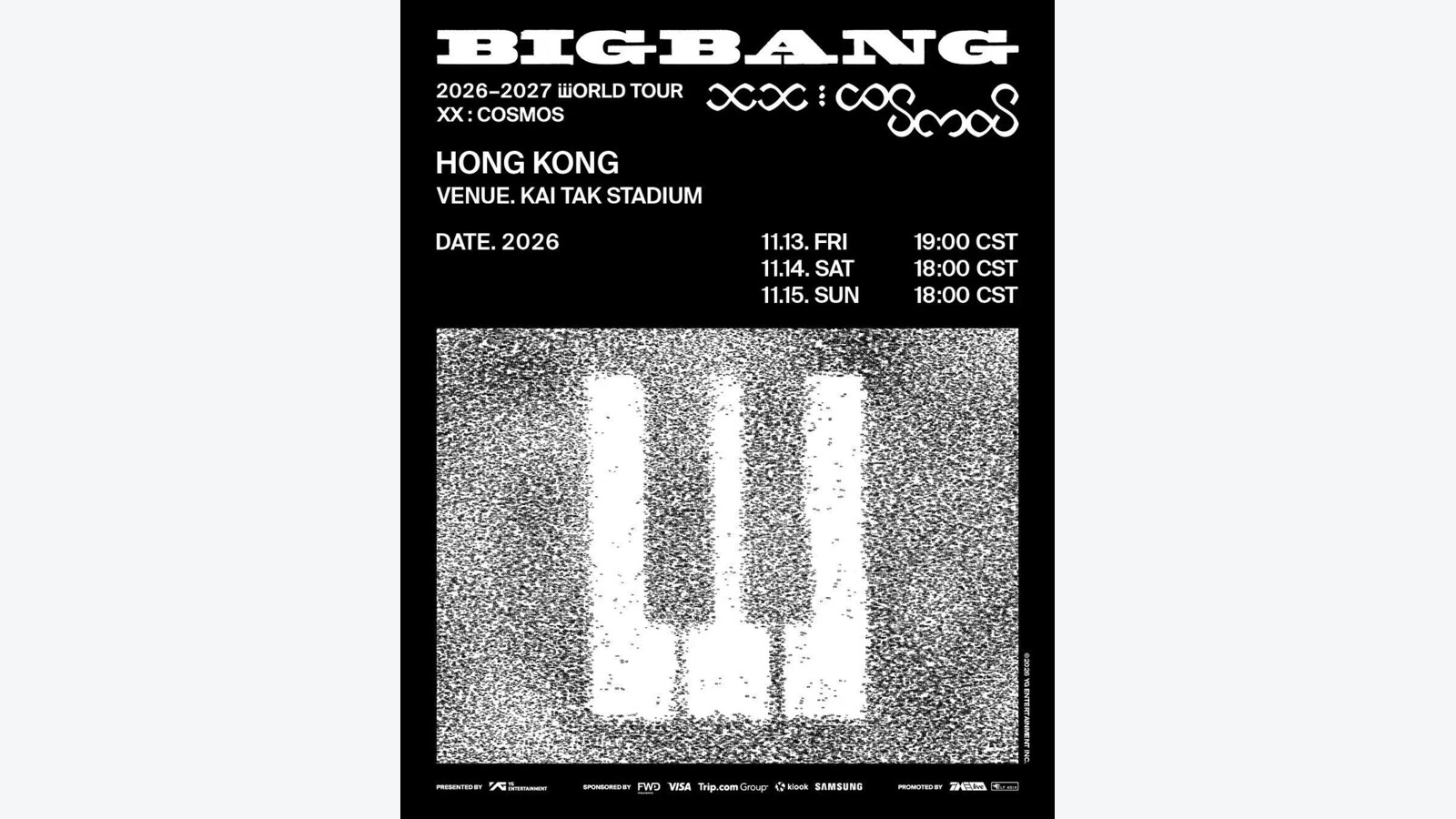 Visa卡|BIGBANG香港站9月15日優先預售 優惠圖片