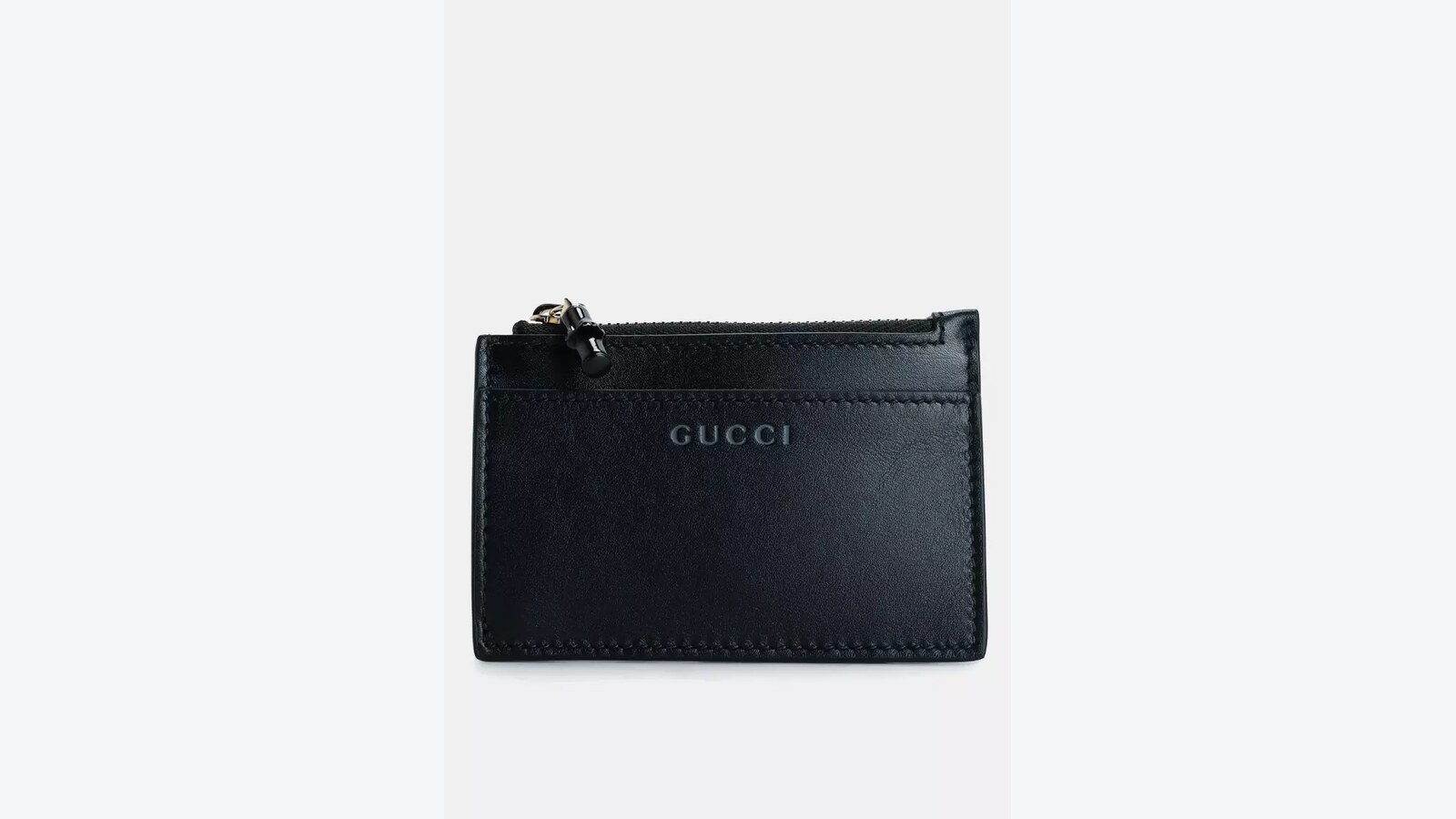ZALORA GUCCI竹節皮革卡片套6折 優惠圖片